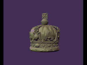GREAT Britain crown printable Modelo de Impressão 3D