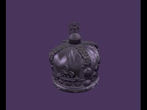 GREAT Britain crown printable Modelo de Impressão 3D