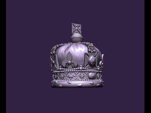 GREAT Britain crown printable Modelo de Impressão 3D