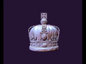 GREAT Britain crown printable Modelo de Impressão 3D