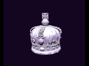GREAT Britain crown printable Modelo de Impressão 3D
