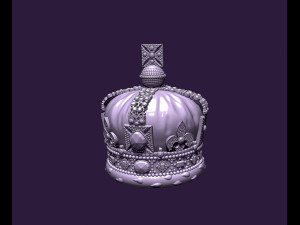 GREAT Britain crown printable Modelo de Impressão 3D
