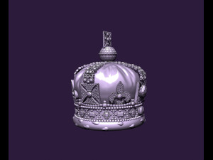 GREAT Britain crown printable Modelo de Impressão 3D