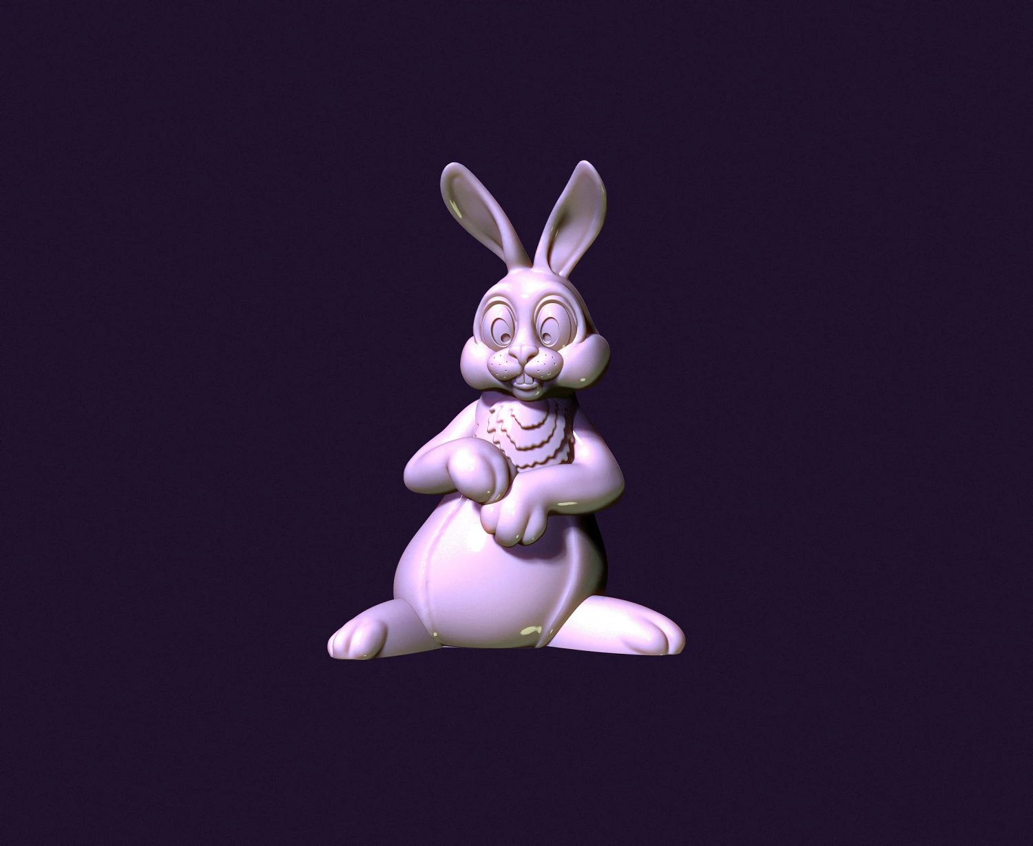 Rabbit toy 3D Print Model .c4d .max .obj .3ds .fbx .stl .blend