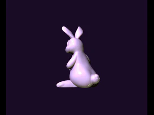 Rabbit toy 3D Print Model
