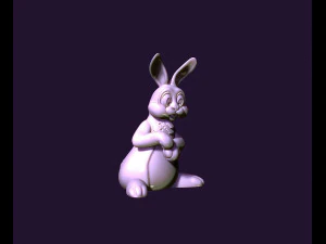 Rabbit toy 3D Print Model