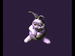 Rabbit toy 3D Print Model