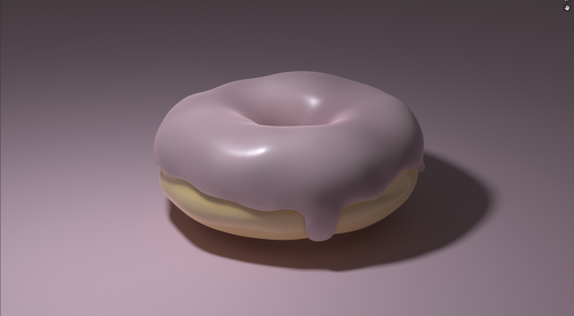 donut 3D Model .c4d .max .obj .3ds .fbx .stl .blend 