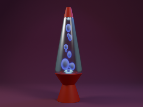Mesmerizing Lava Lamp 3D मॉडल