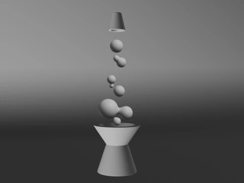 Mesmerizing Lava Lamp 3D Model