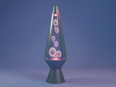 Mesmerizing Lava Lamp 3D Модель