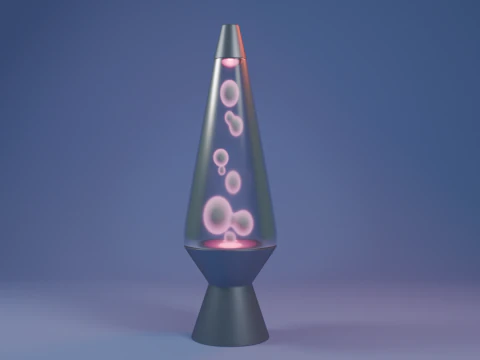 Mesmerizing Lava Lamp 3D Model