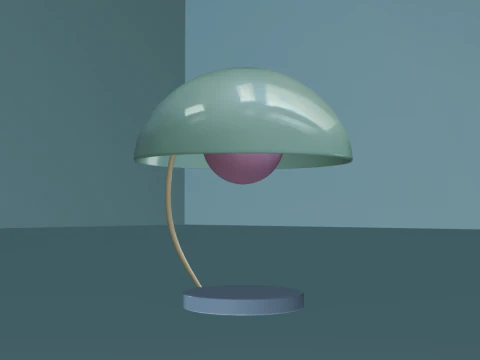 Modern Minimalist Lamp 3D Model