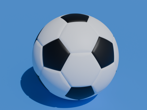 Realistic 3D Soccer Ball 3D 模型