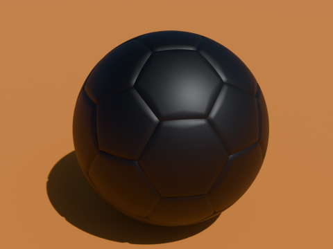 Realistic 3D Soccer Ball Modelo 3D