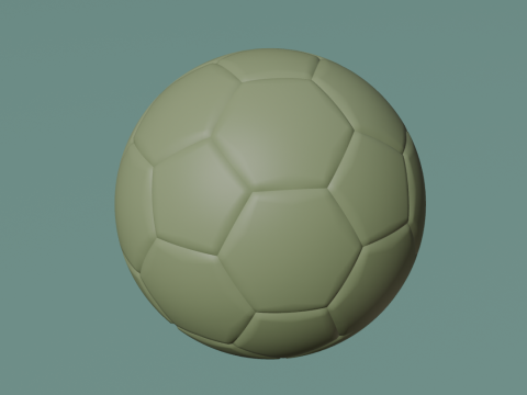Realistic 3D Soccer Ball Modelo 3D