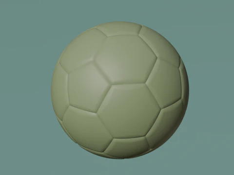 Realistic 3D Soccer Ball 3D Model