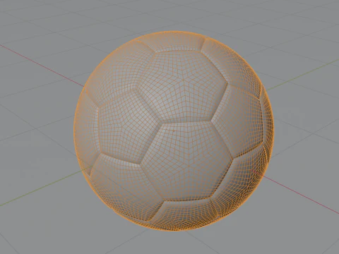 Realistic 3D Soccer Ball 3D Model