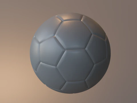 Realistic 3D Soccer Ball 3D Model