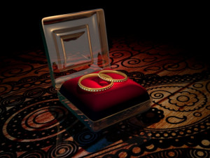 gold rings 3D-Modell