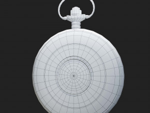 Game Ready Vintage Pocket Watch Model 3D