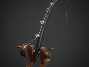 Lowpoly Cartoon Fishing Boat Model 3D