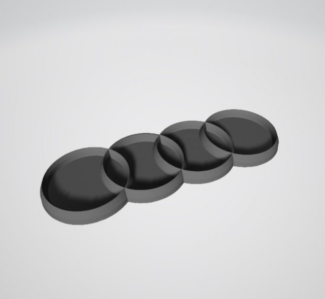 audi lable 3D Model .c4d .max .obj .3ds .fbx .stl .blend 