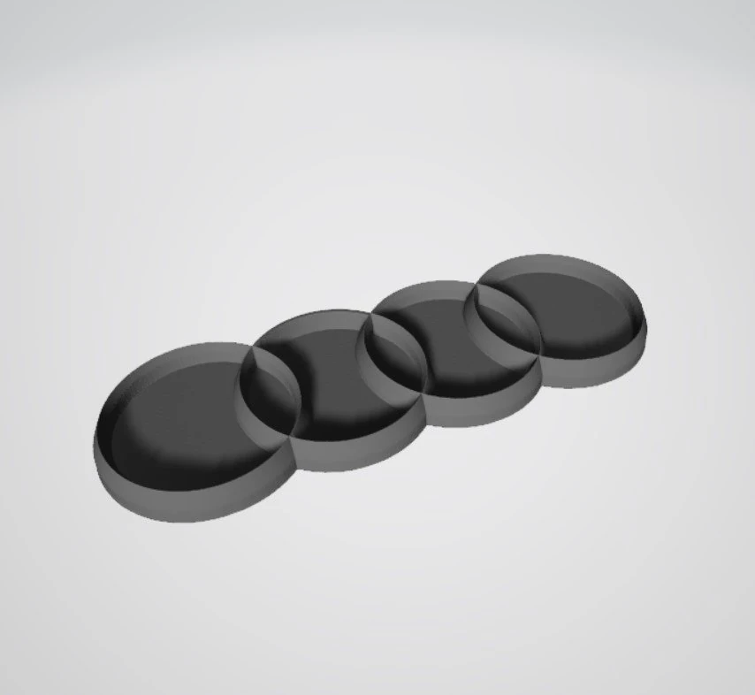 audi lable 3D Model .c4d .max .obj .3ds .fbx .stl .blend 