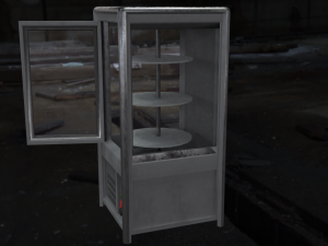 small display of desserts Model 3D