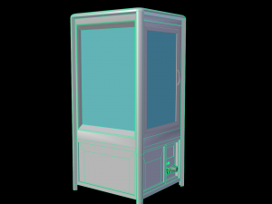 small display of desserts Model 3D