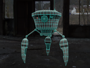 Little watchdog robot 3D मॉडल