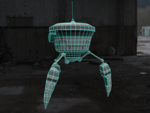 Little watchdog robot 3D Model