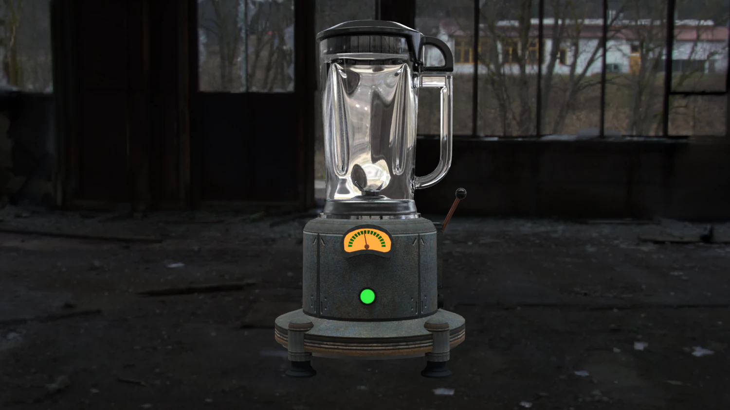 Sci fi blender 3D Model .c4d .max .obj .3ds .fbx .stl .blend 