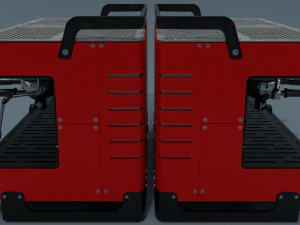 Collection of 3 coffee machines 3D Model