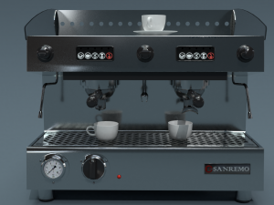 Collection of 3 coffee machines Model 3D