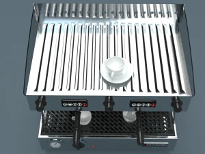 Collection of 3 coffee machines 3D Model