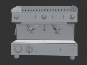 Collection of 3 coffee machines Model 3D