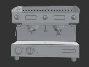 Collection of 3 coffee machines 3D Model