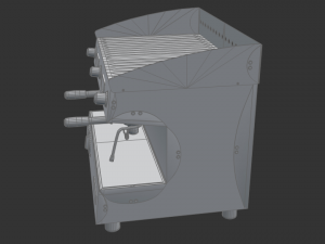 Collection of 3 coffee machines Model 3D