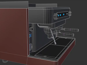 Collection of 3 coffee machines 3D Model
