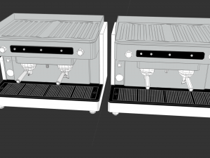 Collection of 3 coffee machines Model 3D