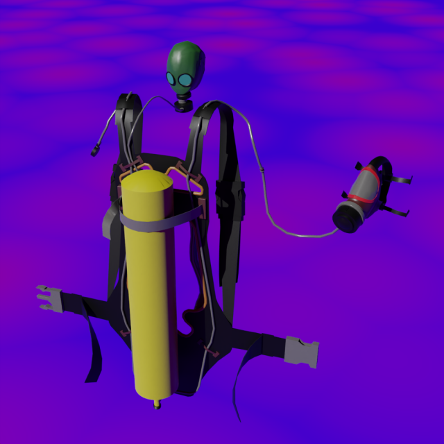 gas and smoke protection kit 3D 模型 .c4d .max .obj .3ds .fbx .stl .blend 