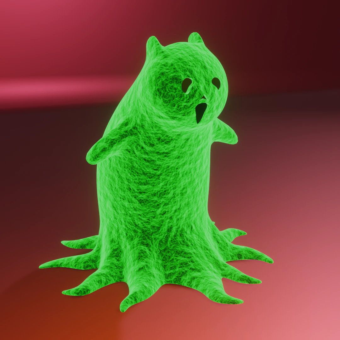 Ghost 3D Model .c4d .max .obj .3ds .fbx .stl .blend 