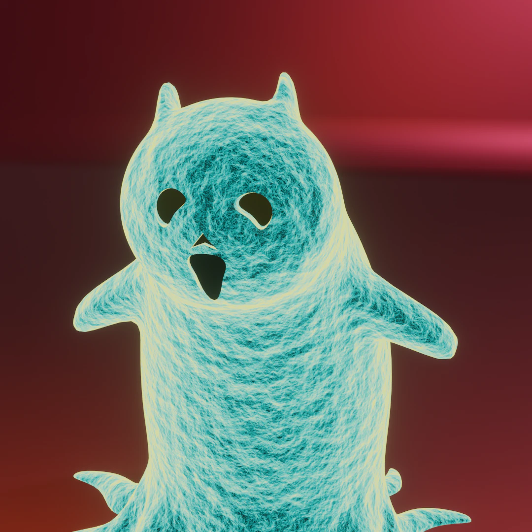Ghost 3D Model .c4d .max .obj .3ds .fbx .stl .blend 