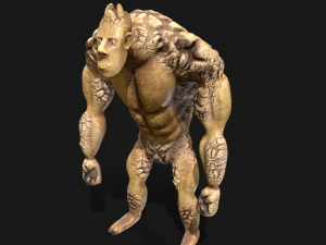 Rocky man 3D Model