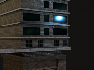 Building lowpoly Modelo 3D