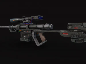 Sniper 3D Model