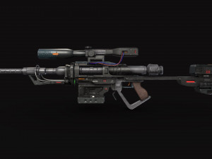 Sniper 3D Model