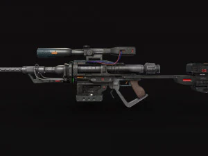 Sniper 3D Model