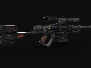Sniper 3D Model